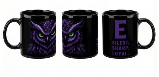 Emerald Owl Mug